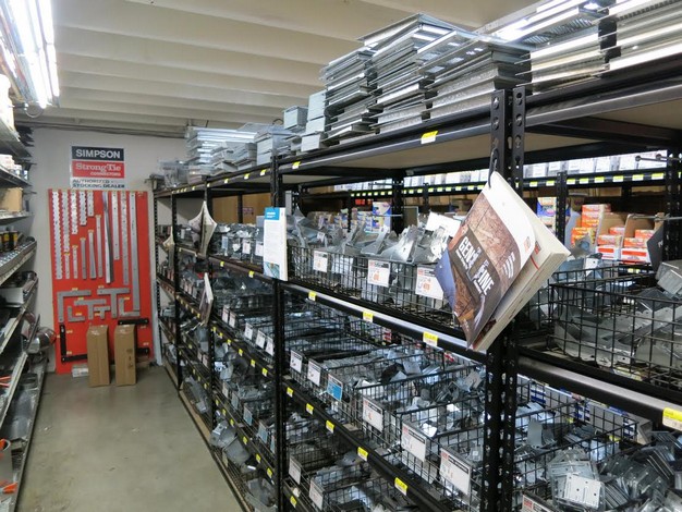 Builders hardware at Mission Ace Hardware & Lumber in Santa Rosa, CA.